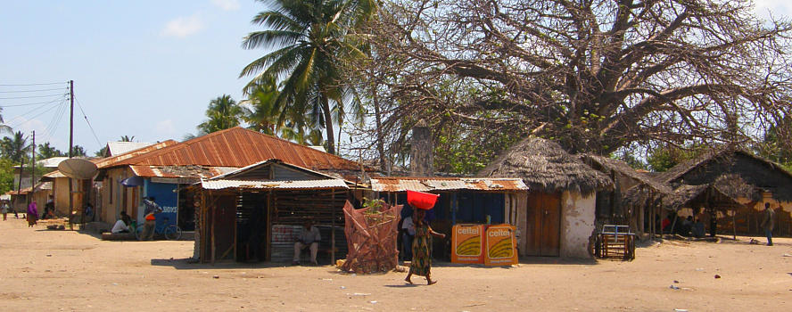 Electrified village in Tanzania, photo by Linus Hammar